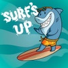 Surf Shark Dude Poster Print by Marcus Prime - Item # VARPDXMPSQ172A
