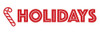 Holidays Candy Cane Poster Print by Mlli Villa