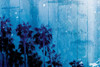 Palm Cool Night Blue Horizontal Poster Print by Milli Villa - Item # VARPDXMVRC046D