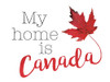 Home Is Canada Poster Print by Mlli Villa - Item # VARPDXMVRC213A
