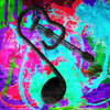Guitar Notes Background Abstract Mate Poster Print by Mlli Villa - Item # VARPDXMVSQ414B