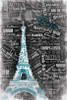 Eiffel Teal Poster Print by OnRei OnRei - Item # VARPDXONRC001D