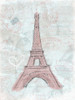 Eiffel Sketch Romantic Poster Print by OnRei OnRei - Item # VARPDXONRC005C2