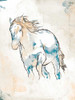 Running Horse Blue Poster Print by OnRei OnRei - Item # VARPDXONRC106A2