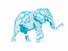 Blue Mandala Elephant Poster Print by OnRei OnRei - Item # VARPDXONRC127A