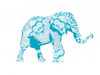 Blue Mandala Elephant Poster Print by OnRei OnRei - Item # VARPDXONRC127A