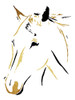 Gold Black Horse Poster Print by OnRei OnRei - Item # VARPDXONRC159A