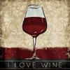 I Love Wine Poster Print by OnRei OnRei - Item # VARPDXONSQ115B