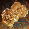 Loving Navy Gold Roses Poster Print by OnRei OnRei - Item # VARPDXONSQ121A3