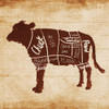 Cow Cut Poster Print by OnRei OnRei - Item # VARPDXONSQ145B