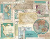 Ivory Blue Maps Collage Poster Print by Candace Allen - Item # VARPDXQCARC014