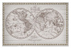 Vintage Wood World Maps 1 Poster Print by Candace Allen - Item # VARPDXQCARC065A