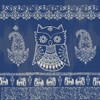 Boho Owl Blue Poster Print by Candace Allen - Item # VARPDXQCASQ035B