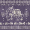 Boho Elephant Purple Poster Print by Candace Allen - Item # VARPDXQCASQ036A