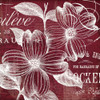 OxBlood Fleurs 1 Poster Print by Ophelia and Co. Ophelia and Co. - Item # VARPDXQCOSQ007C2