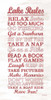 Lake Rules Poster Print by Lauren Rader - Item # VARPDXRAD600