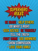 Superhero Rules Poster Print by Lauren Rader - Item # VARPDXRAD906