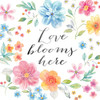 Whimsical Blooms Sentiment I Poster Print by Cynthia Coulter - Item # VARPDXRB13658CC
