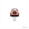 Peace and Love Christmas Poster Print by Susan Ball - Item # VARPDXSB575