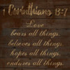 Corinthians 13-7 Poster Print by Sheldon Lewis - Item # VARPDXSLBSQ253A