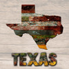 Texas Wooden Map Poster Print by Sheldon Lewis - Item # VARPDXSLBSQ418B