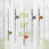 Fish Eat Sleep Poster Print by Sheldon Lewis - Item # VARPDXSLBSQ547C