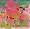 Pink Calf Poster Print by Sarah Butcher - Item # VARPDXSRSQ009