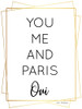 You Me and Paris Poster Print by Seven Trees Design Seven Trees Design - Item # VARPDXST514