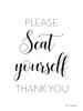 Please Seat Yourself Poster Print by Seven Trees Design Seven Trees Design - Item # VARPDXST578