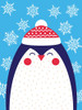 Snowflake Penguin Poster Print by Seven Trees Design Seven Trees Design - Item # VARPDXST596