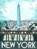 New York View Poster Print by Thom Reaves - Item # VARPDXTERC002A