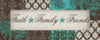 FAITH FAMILY FRIENDS  Poster Print by Taylor Greene