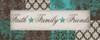 FAITH FAMILY FRIENDS  Poster Print by Taylor Greene