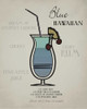 Blue Hawaiian layered  Poster Print by Taylor Greene