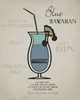 Blue Hawaiian layered  Poster Print by Taylor Greene