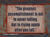 THE GREATEST ACCOMPLISHMENT rev1 Poster Print by Taylor Greene - Item # VARPDXTGRC085D