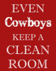 COWBOYS CLEAN ROOM Poster Print by Taylor Greene - Item # VARPDXTGRC134A