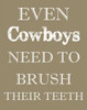 COWBOYS MUST BRUSH Poster Print by Taylor Greene - Item # VARPDXTGRC134D