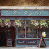 Cafe Blue Poster Print by Taylor Greene