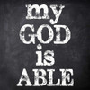 MY GOD IS ABLE Poster Print by Taylor Greene - Item # VARPDXTGSQ171B