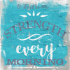 Be Our Strength Rustic Aqua Poster Print by Taylor Greene - Item # VARPDXTGSQ377B