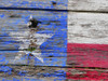 Texas flag painted on old wood Poster Print by Sylvia Gulin - Item # VARPDDUS44SGU0004