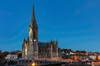 Dusk at St Colman's Cathedral in Cobh, Ireland Poster Print by Chuck Haney # EU15CHA0077