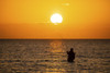 Saltwater fishing in Laguna Madre (bay) at sunrise. Poster Print by Larry Ditto - Item # VARPDDUS44LDI2942