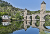 France, Cahors. Pont Valentre over the Lot River. Poster Print by Hollice Looney - Item # VARPDDEU09HLL0020