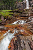 Virginia Falls in Glacier National Park, Montana, USA Poster Print by Chuck Haney (18 x 24) # US27CHA4375