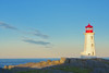 Canada, Nova Scotia. Peggy's Cove Lighthouse at dawn. Poster Print by Jaynes Gallery - Item # VARPDDCN07BJY0102