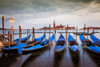 Italy, Venice. Gondolas in front of San Marco basin.  Poster Print by Jaynes Gallery - Item # VARPDDEU16BJY0413