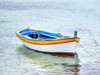 Italy, Sicily, Mondello. Wooden fishing boats in harbor Poster Print by Terry Eggers - Item # VARPDDEU16TEG1497