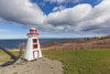 Canada, Quebec, L'Anse-au-Griffon. Miniature lighthouse Poster Print by Walter Bibikow - Item # VARPDDCN10WBI0794